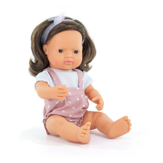 Miniland Doll My Friends and Me Brown Girl 38cm