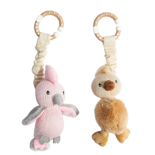 Stroller Toys Cotton Knit | Galah & Emu