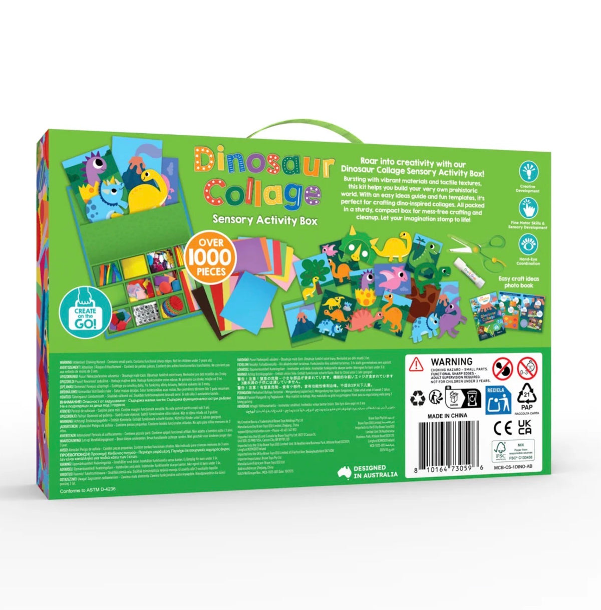 My Creative Box - Dinosaur Collage Activity Box