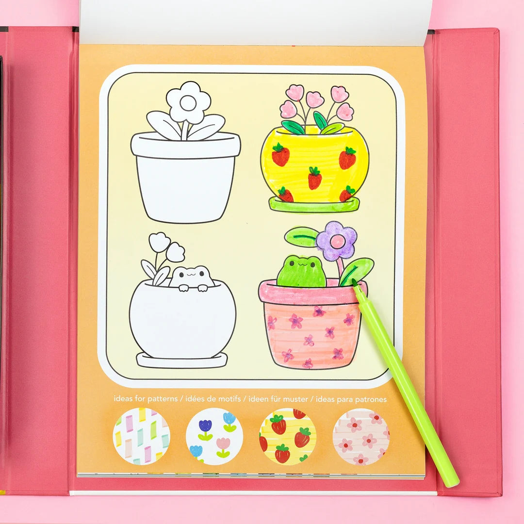 Tiger Tribe - Great Big Colouring Set - Magical Mini Worlds