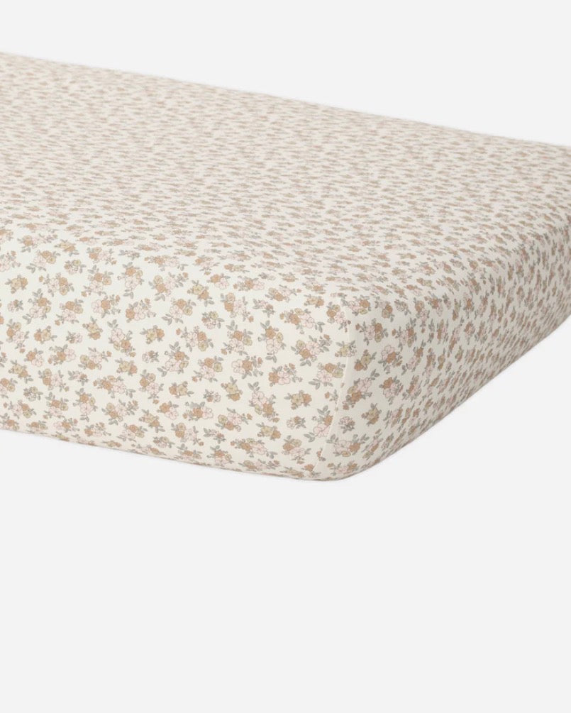 Quincy Mae Woven Crib Sheet Wildflower