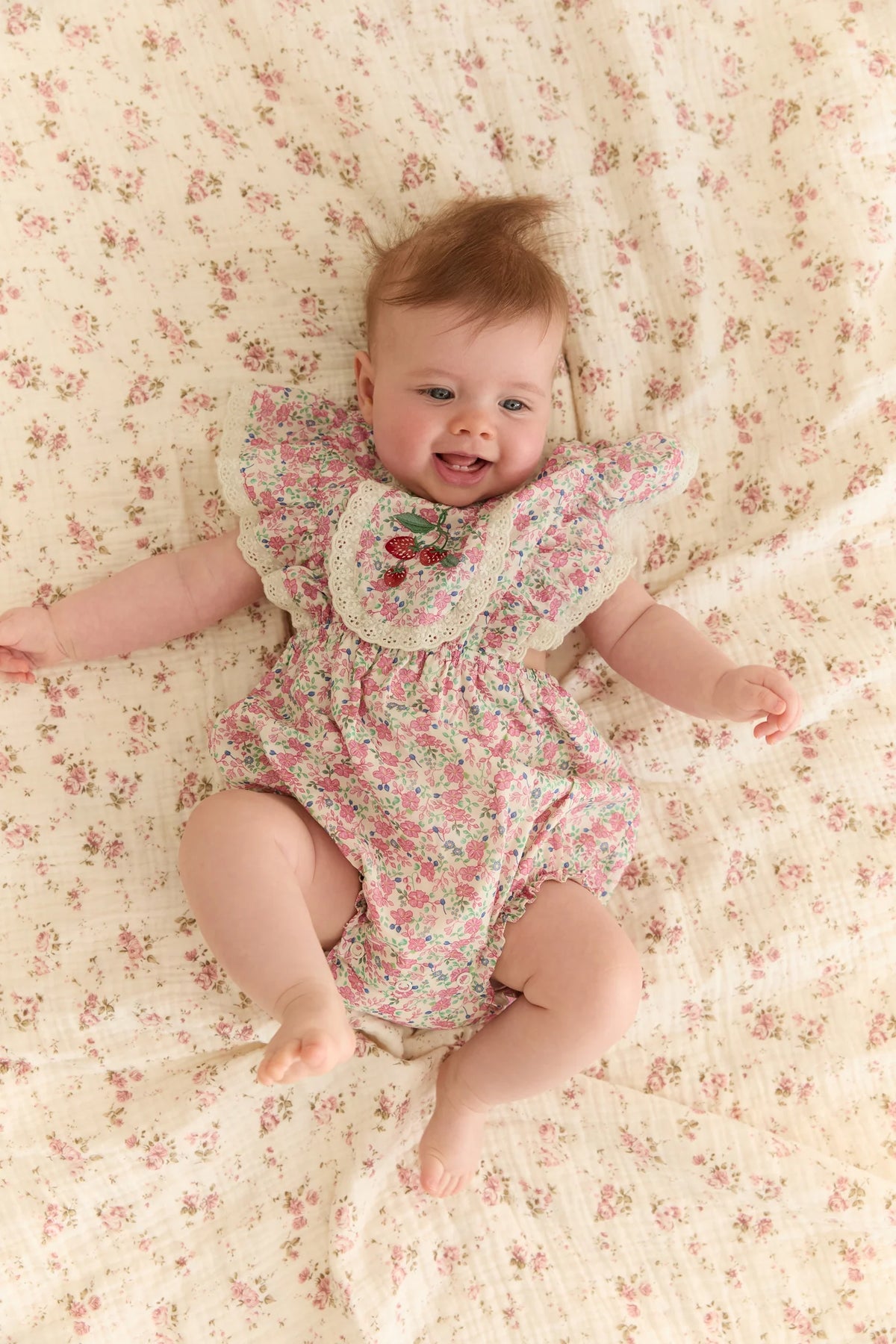 Wear JUNI JNR Rumi Romper - Floret