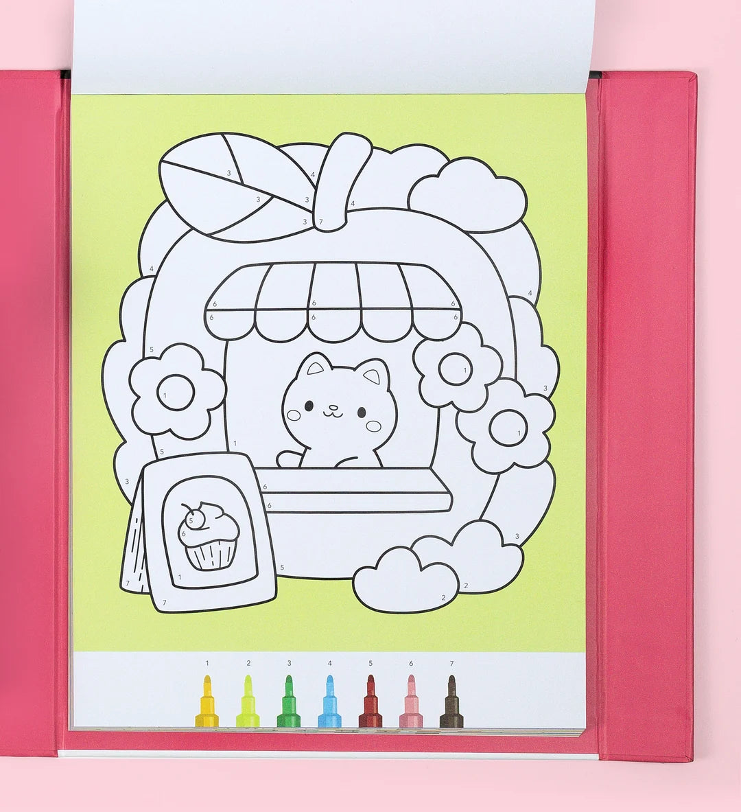 Tiger Tribe - Great Big Colouring Set - Magical Mini Worlds