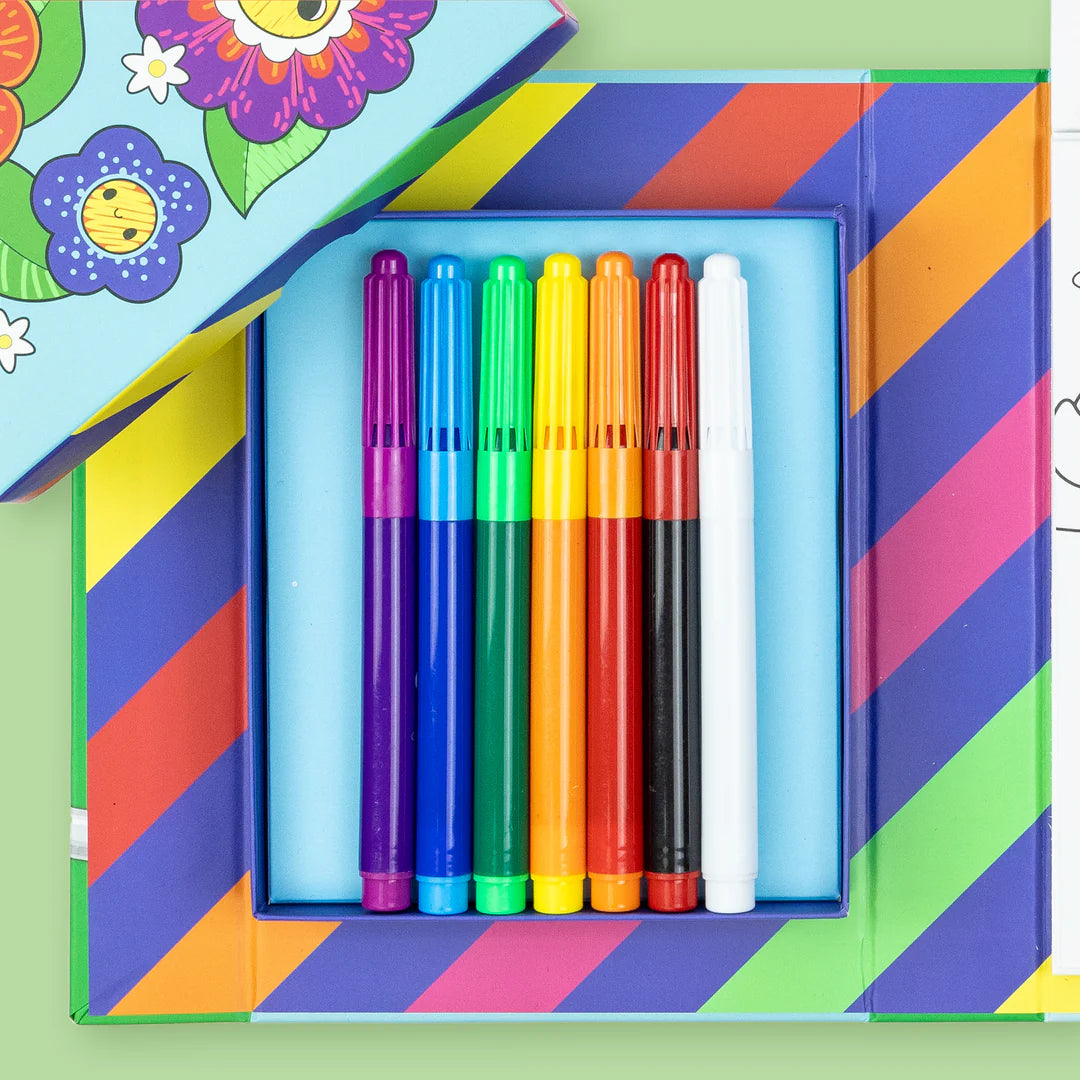 Tiger Tribe - Colouring Set Garden Friends