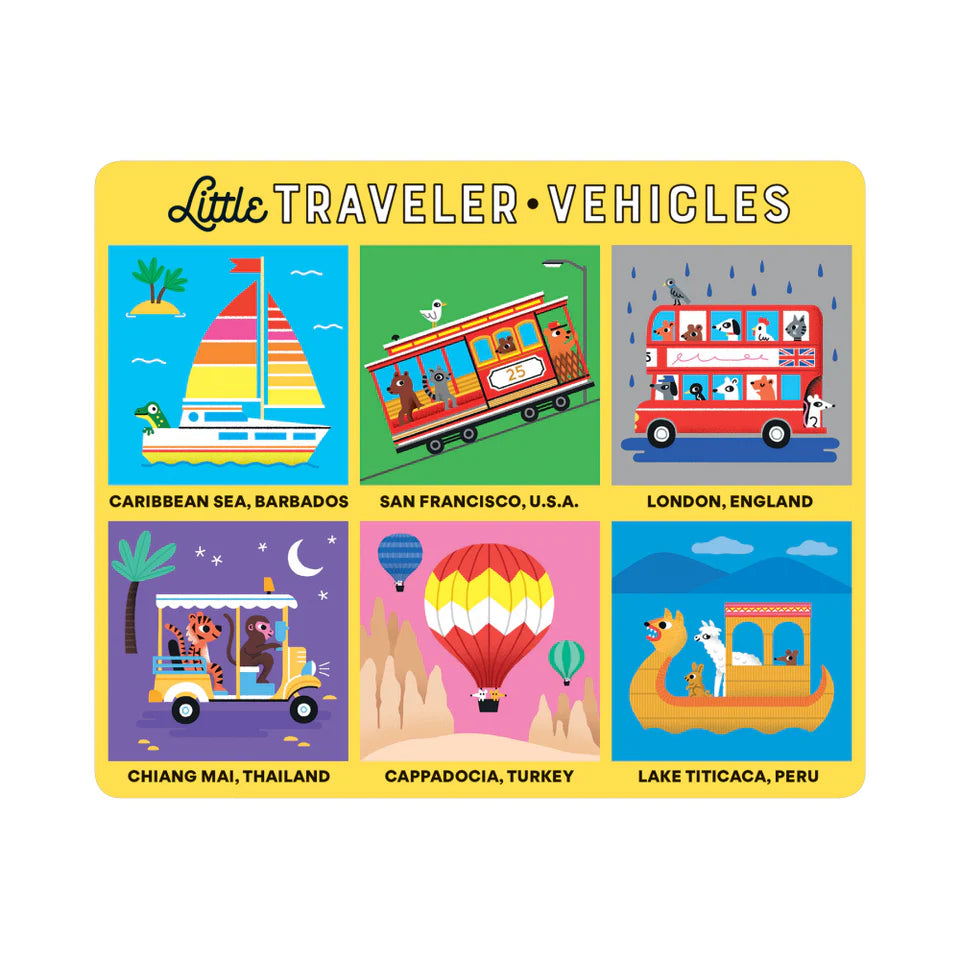 Mudpuppy Little Traveller Bingo Matching Game