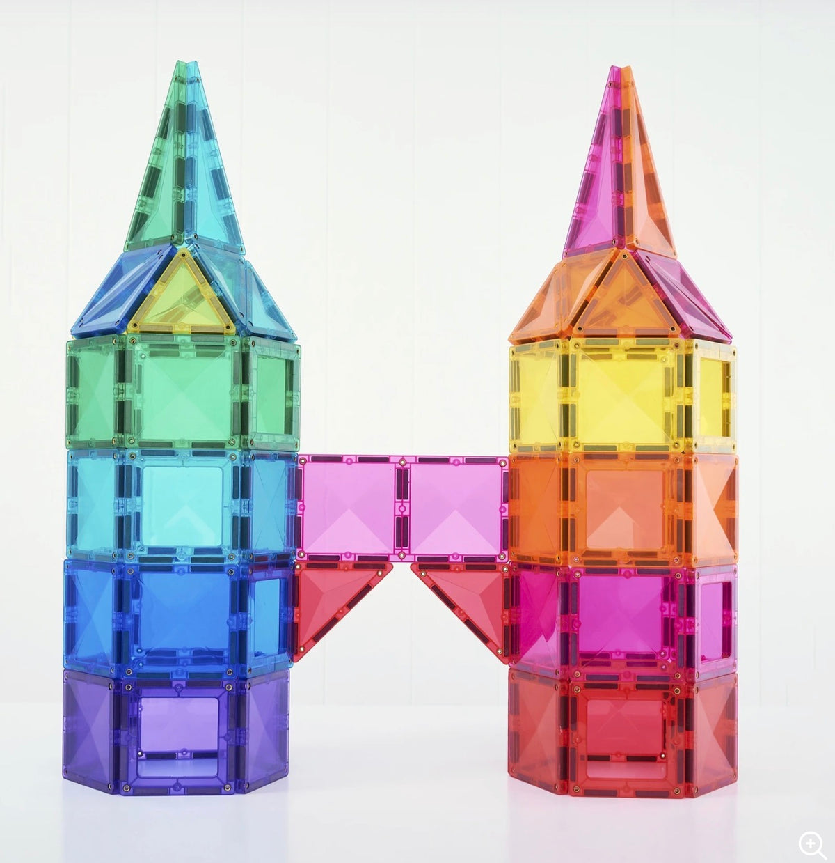 Connetix Magnetic Tiles Bright Creative Pack 104 pc - Stock arriving this week dm Nadene