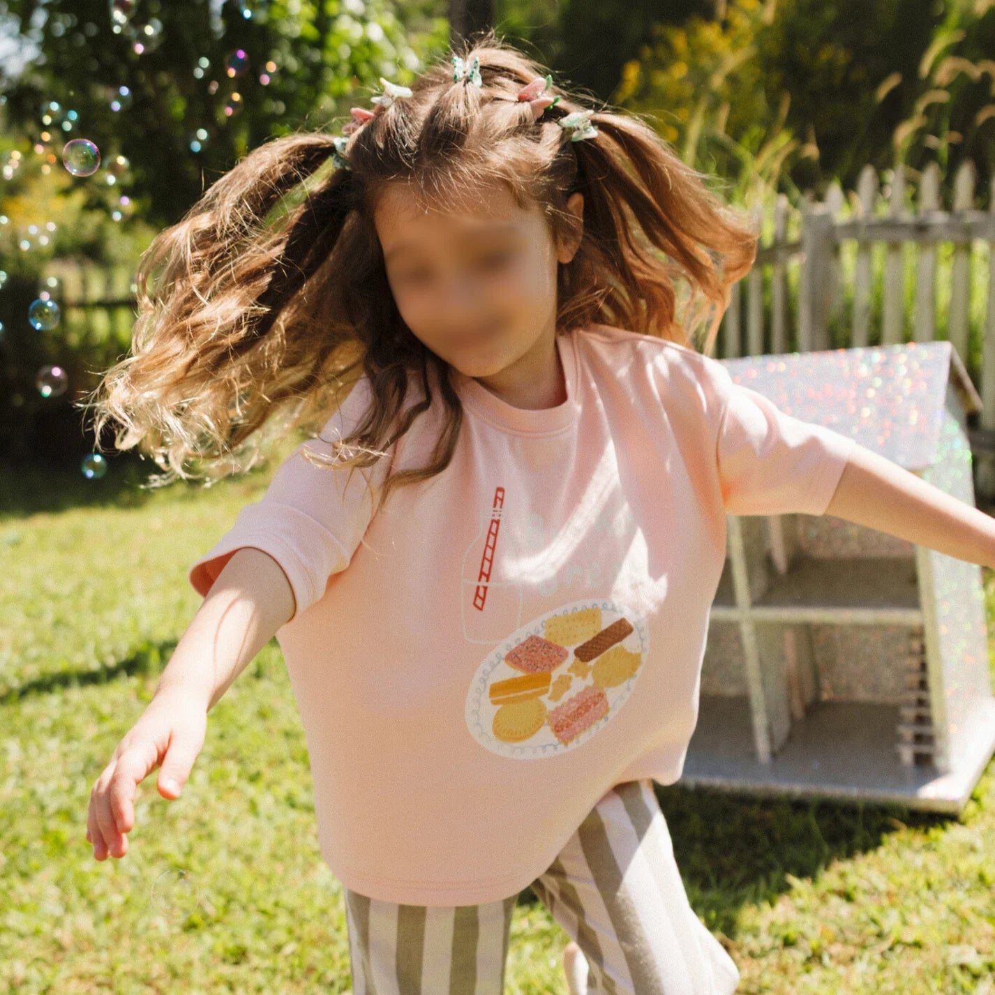 BY GEE Bickie Break Boxy Tee - Pink