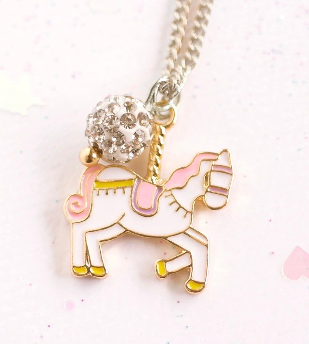 Lauren Hinkley Unicorn Carousel Necklace