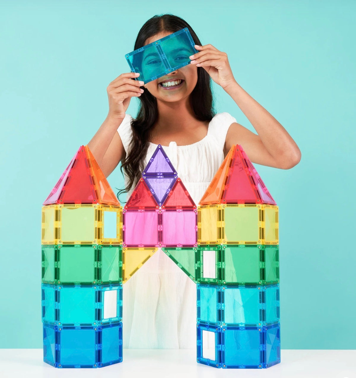 Connetix Magnetic Tiles Bright Creative Pack 104 pc - Stock arriving this week dm Nadene
