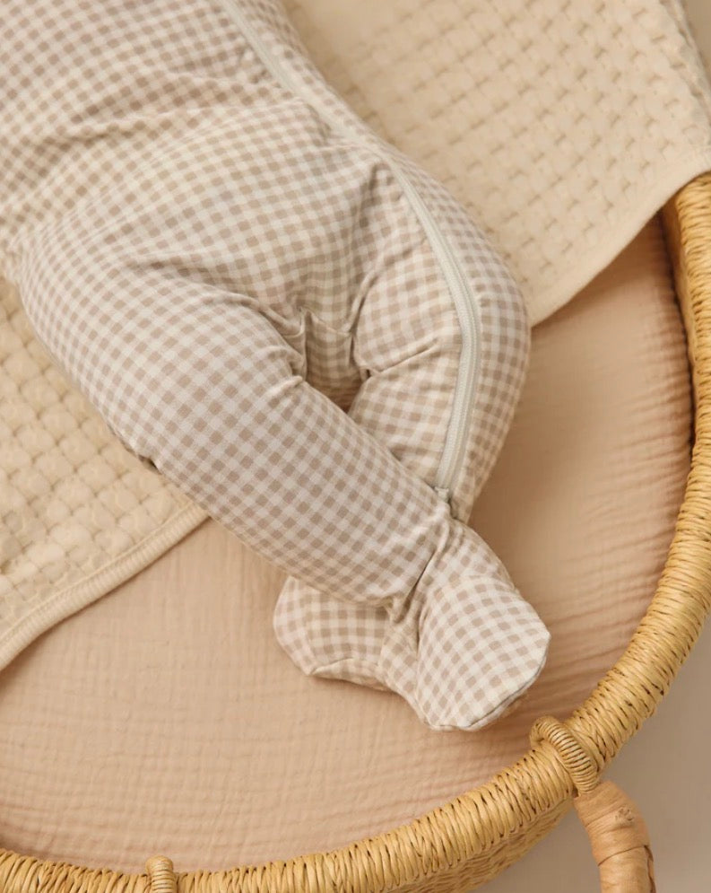 Quincy Mae Bamboo Zip Footie