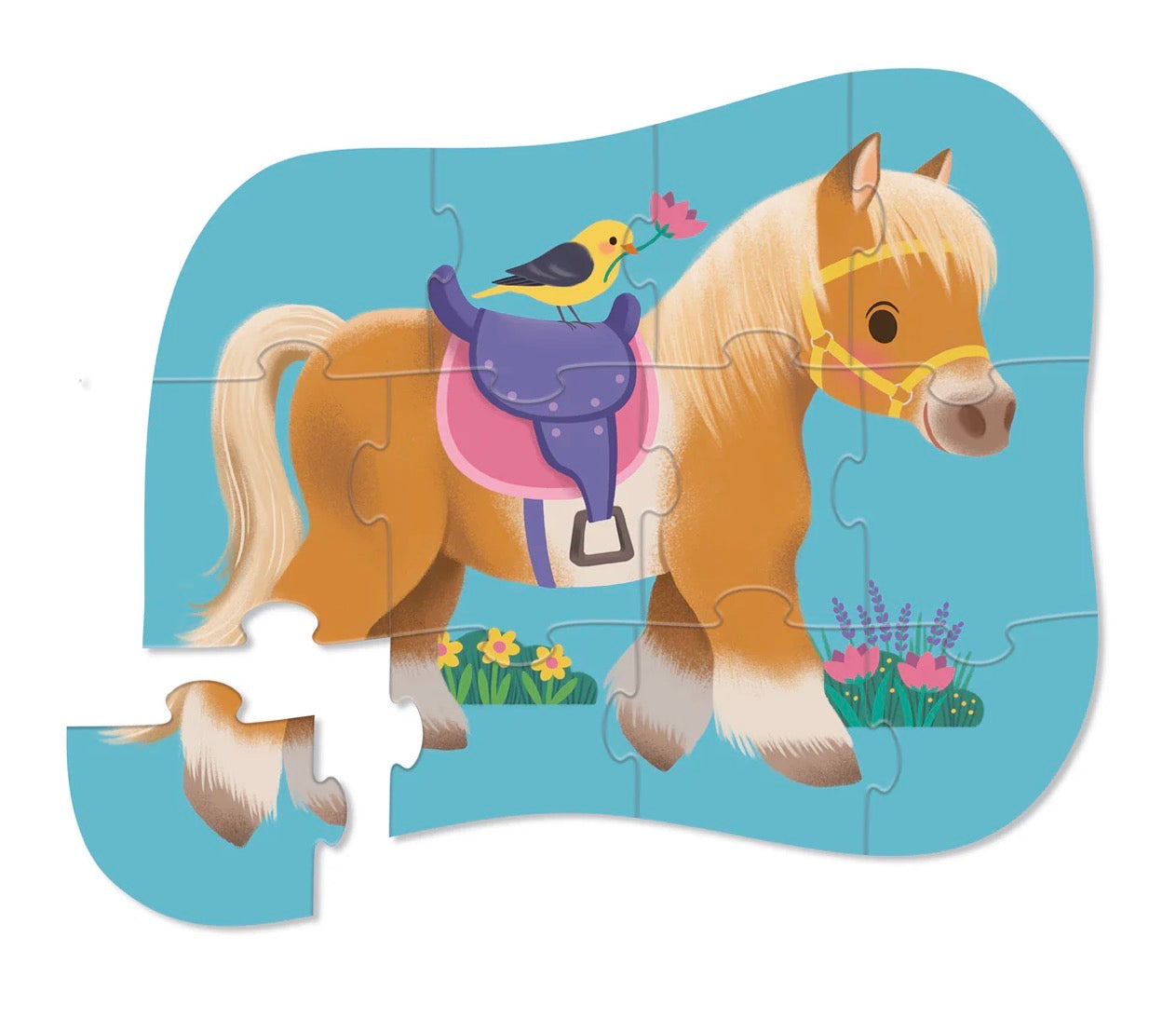 Crocodile Creek Mini Puzzle 12pce - Pretty Pony