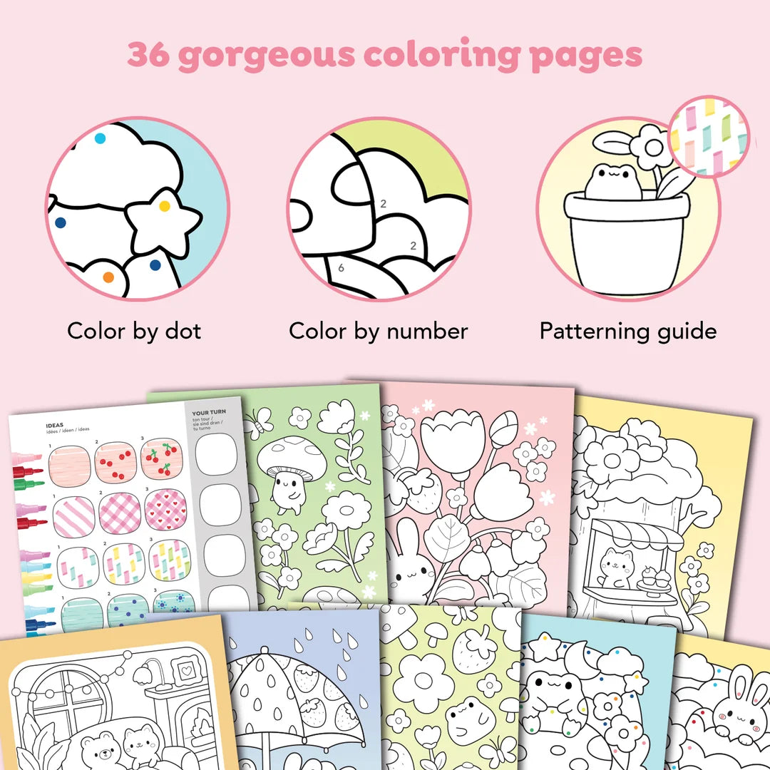 Tiger Tribe - Great Big Colouring Set - Magical Mini Worlds