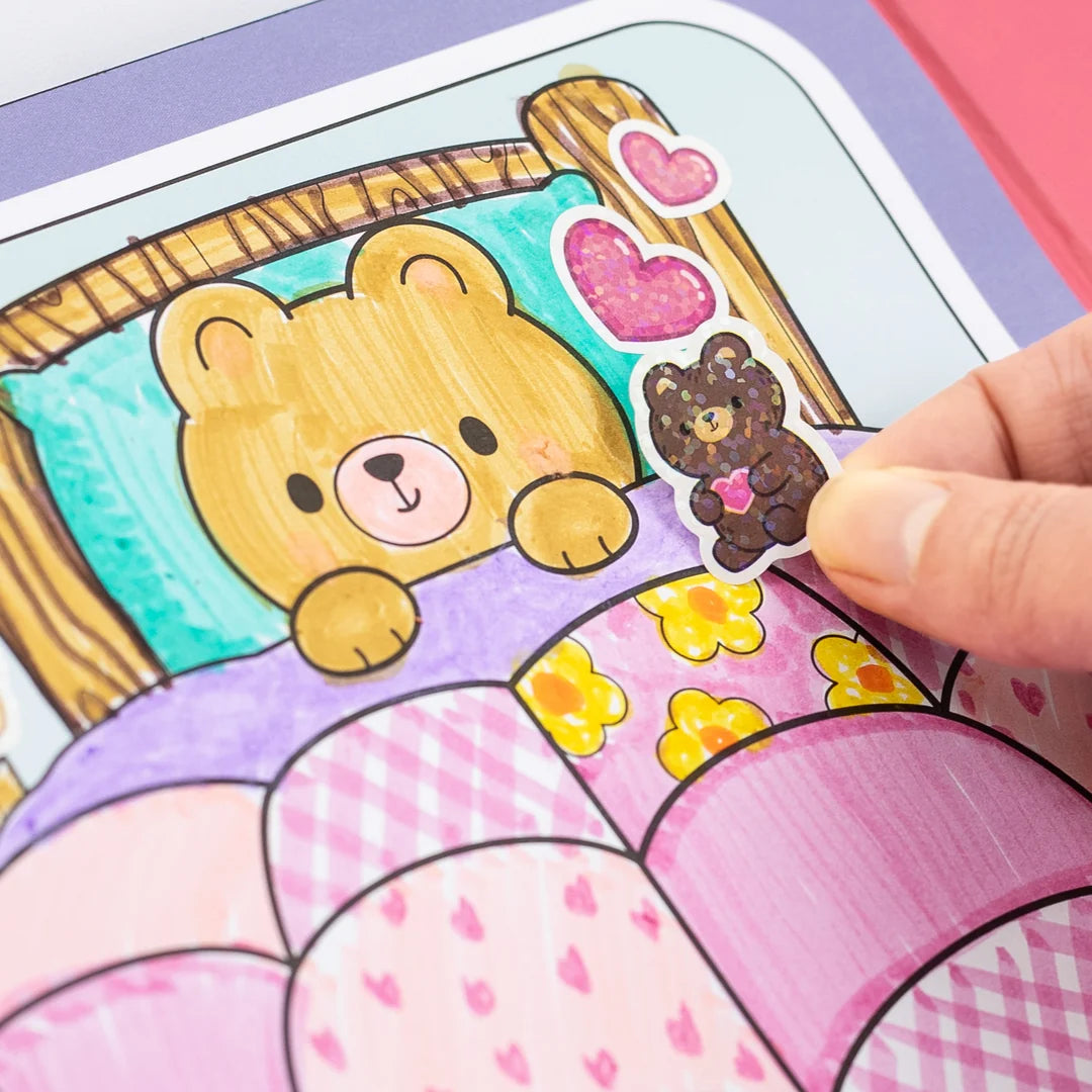 Tiger Tribe - Great Big Colouring Set - Magical Mini Worlds