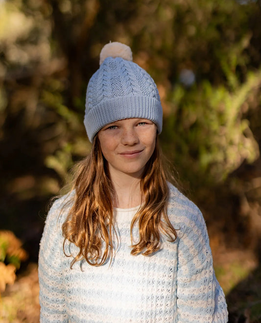 Acorn Kids Beanie Copenhagen Merino Blue