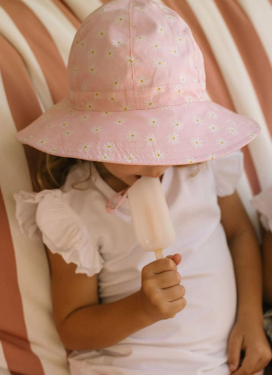 Acorn Kids Sunhats Daisy Fields Wide Brim