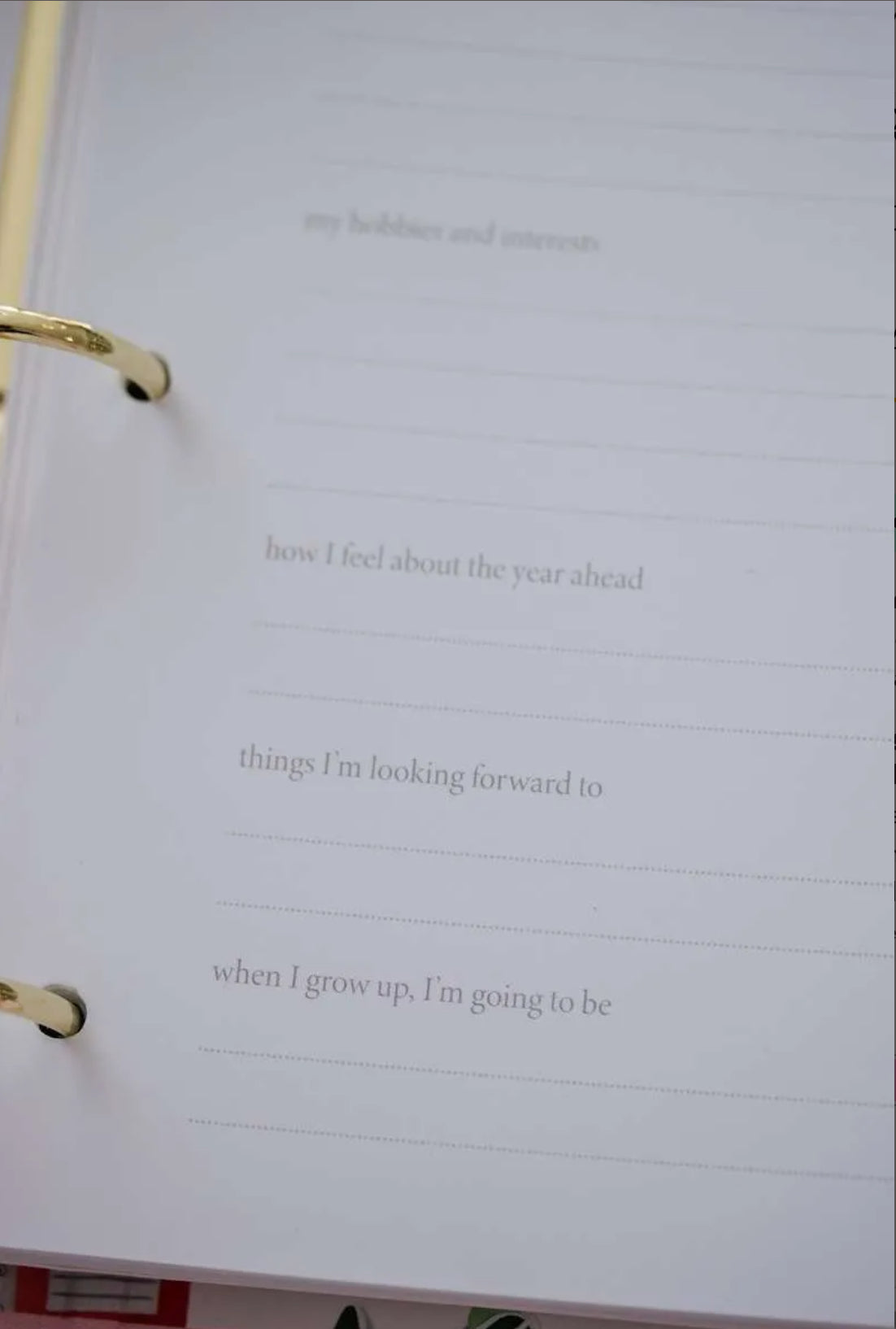 Your School Years Organiser - Forget Me Not Keepsake Journals