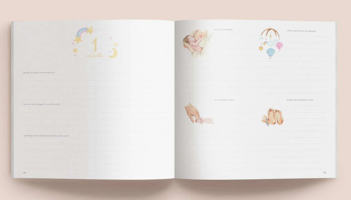 My First Years Journal - Forget Me Not Keepsake Journals