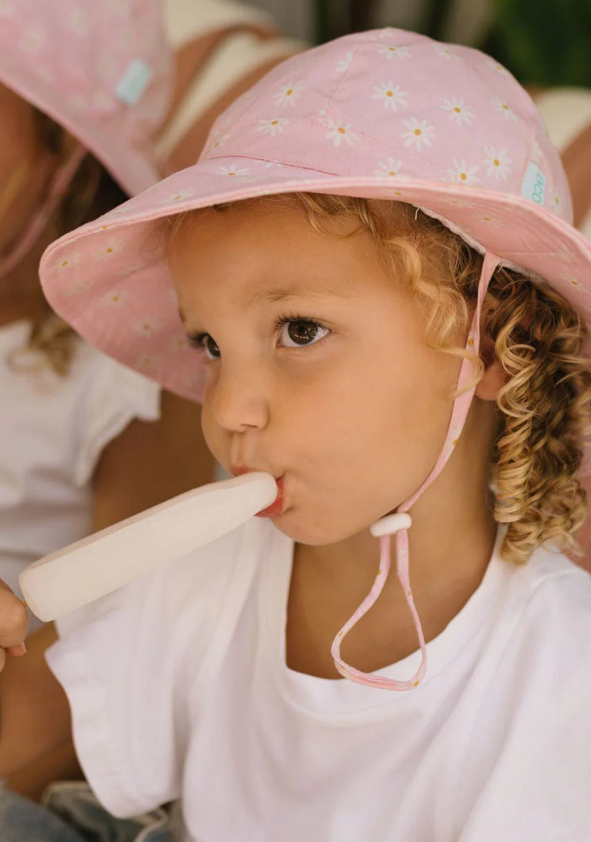 Acorn Kids Sunhats Daisy Fields Wide Brim