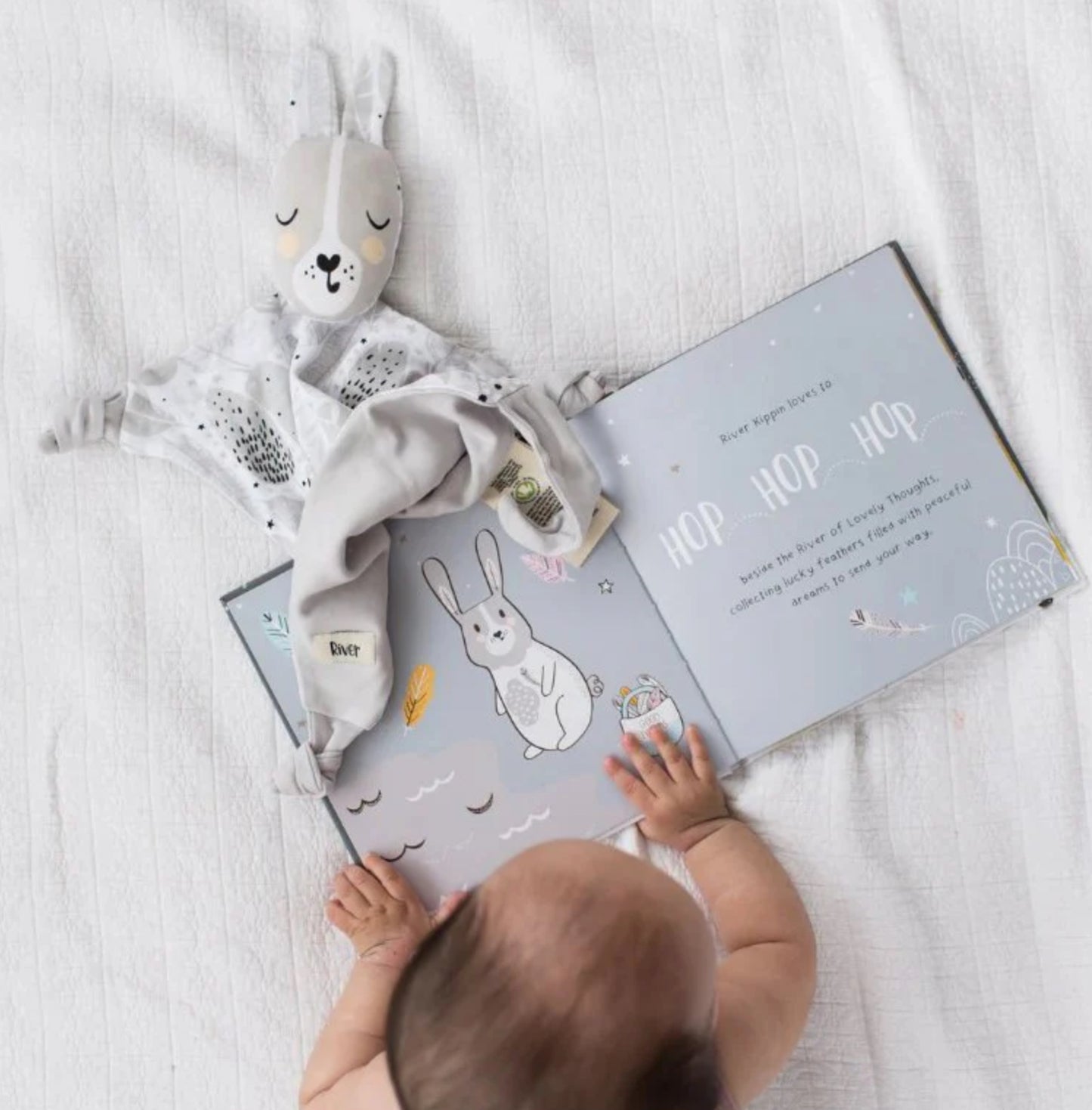 Kippin s Cuddle Blankie - I’m River the Rabbit