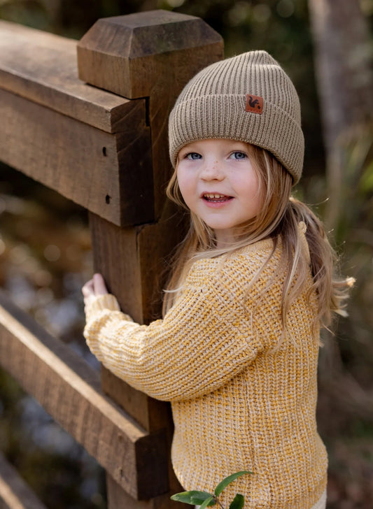 Acorn Kids Beanie Helsinki Khaki