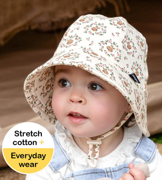 Bedhead hats Toddler Bucket Hat Betsy- UPF50+ Stretch Comfort Anti-flop Brim