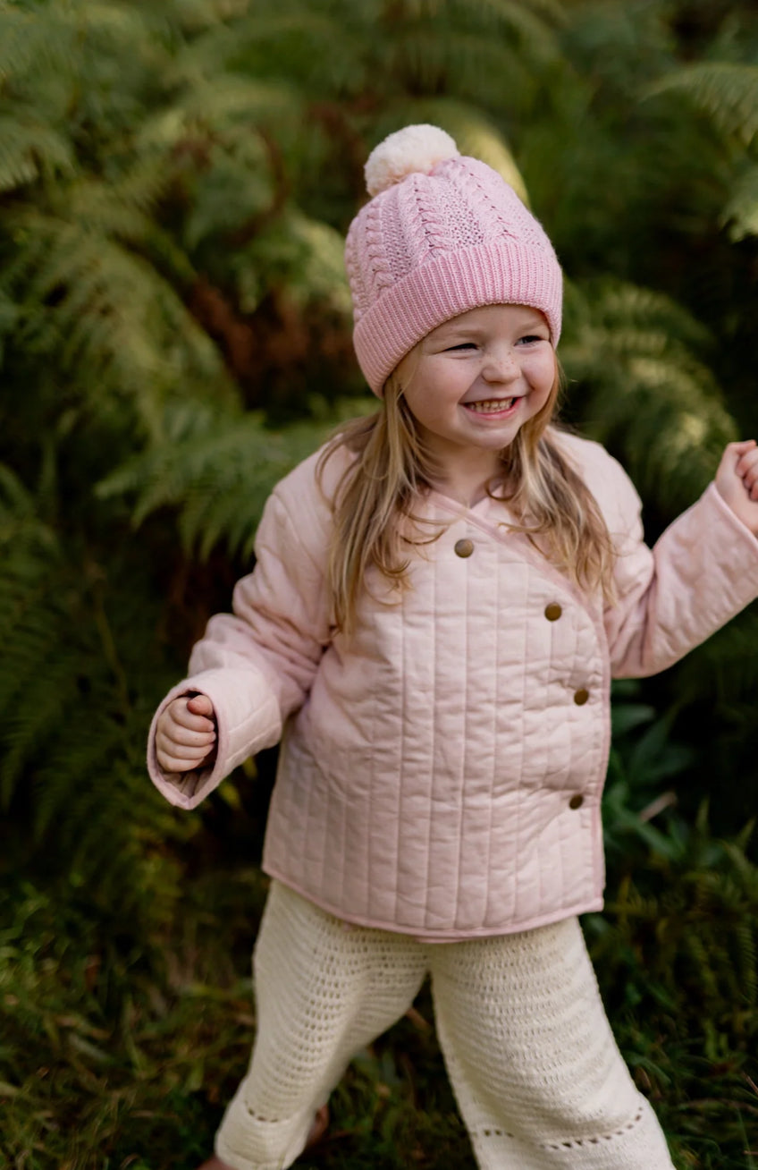 Acorn Kids Beanie Copenhagen Merino Pink