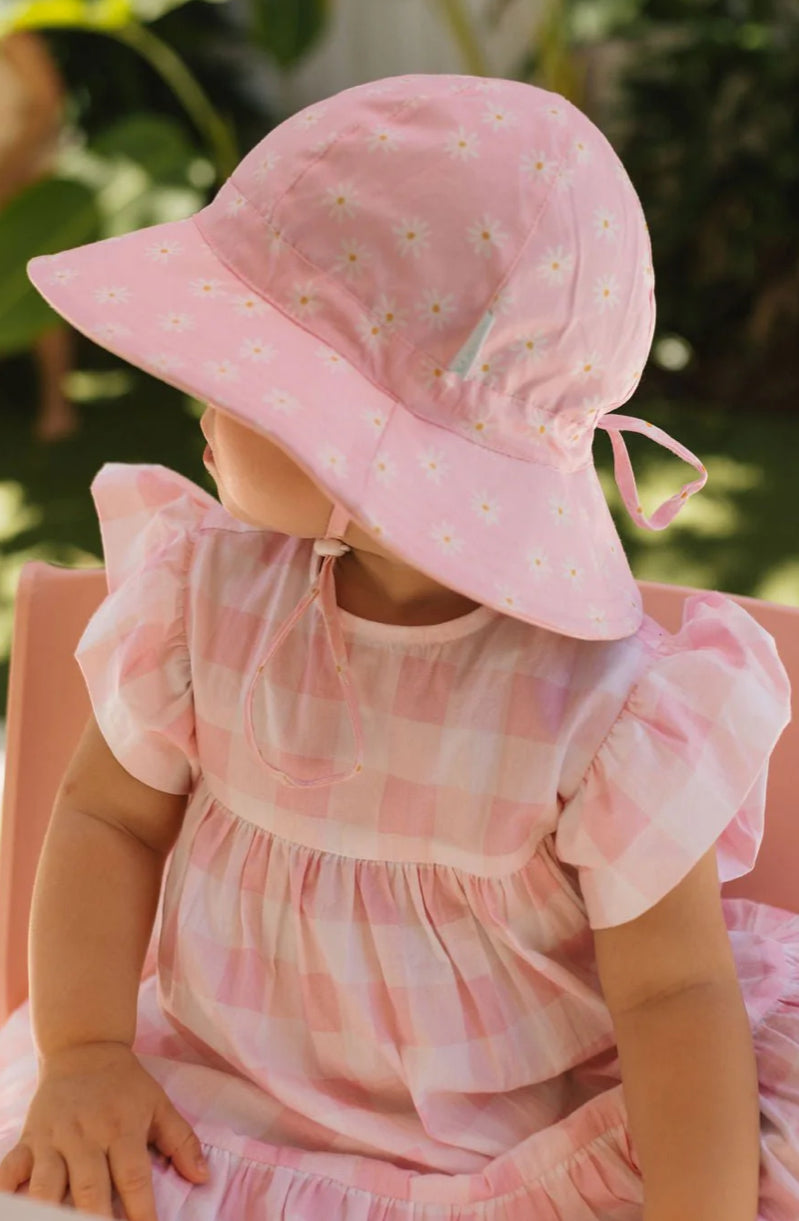 Acorn Kids Sunhats Daisy Fields Wide Brim