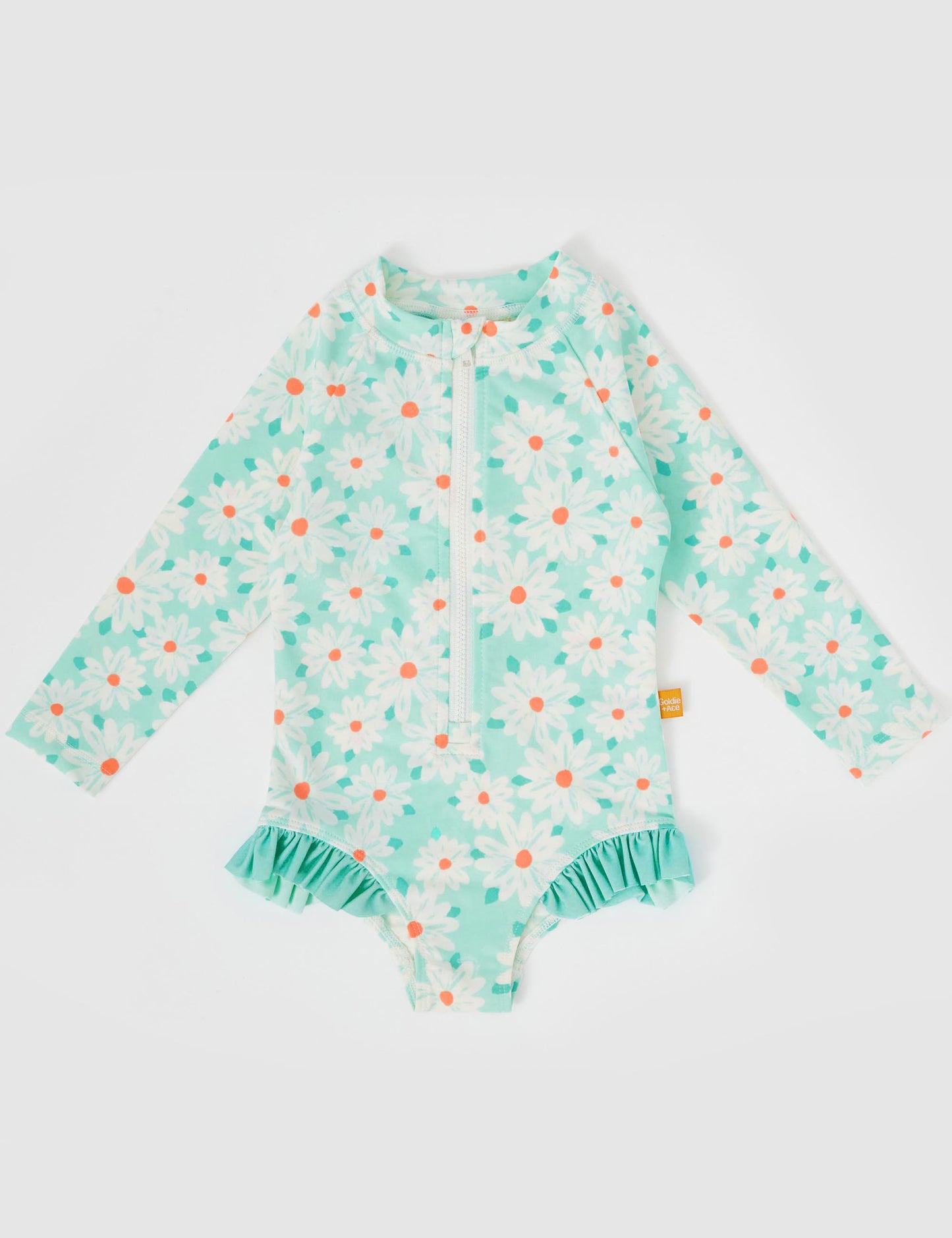 Goldie + Ace Swim Wear Daisy Delight Long Sleeve Swimsuit