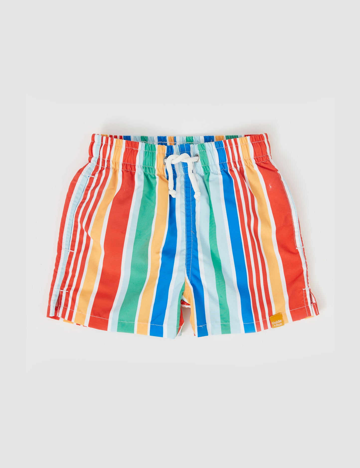 Goldie + Ace Swimwear Bold Stripe Board Shorts