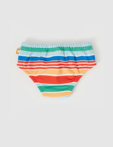 Goldie + Ace Swim Wear Bold Stripe Swim Nappy