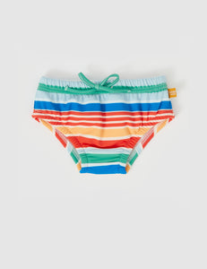 Goldie + Ace Swim Wear Bold Stripe Swim Nappy