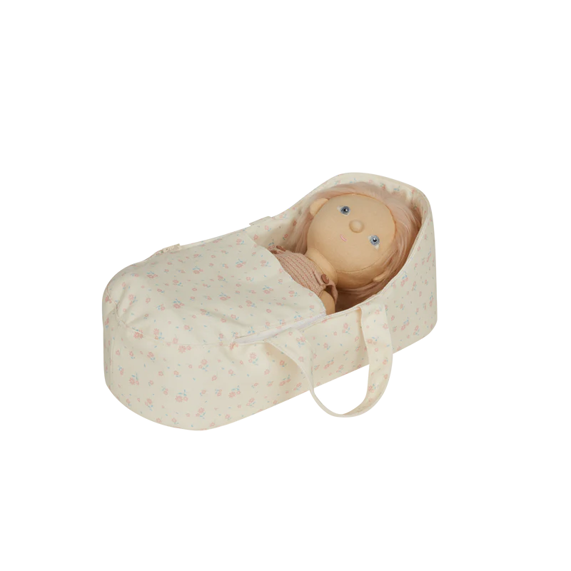 Olli Ella Dinkum Doll Carry Cot Pansy