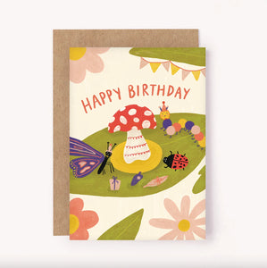 Lauren Sisson Studio - Bug Party Birthday Card