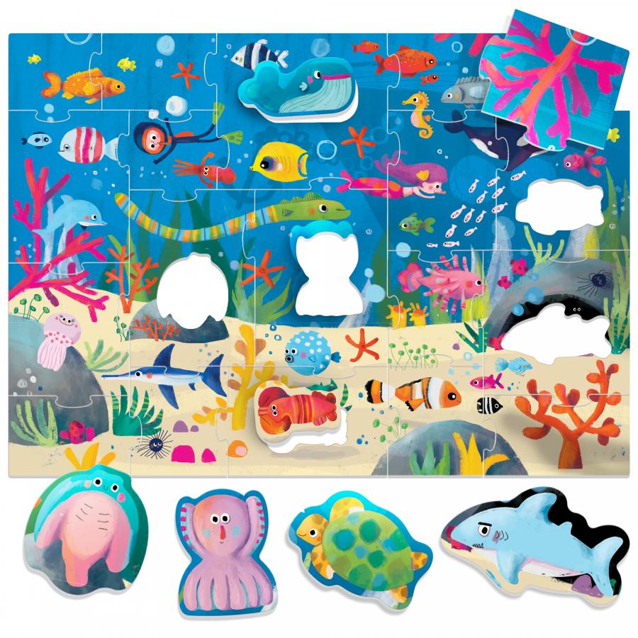 Eco Puzzle Sea Puzzle 19 pieces