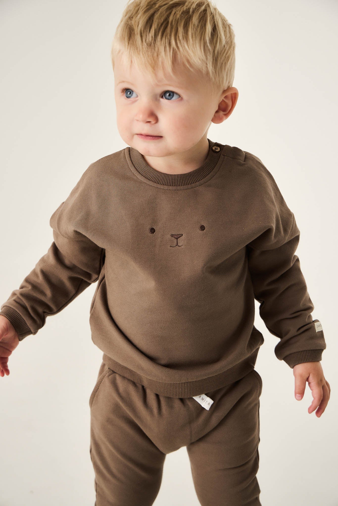 Jamie Kay Organic Cotton Morgan Sweatshirt Bear