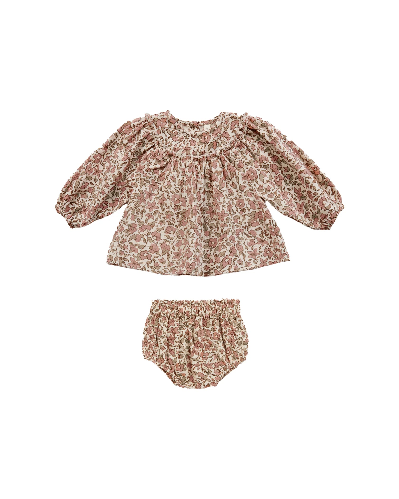 Quincy Mae - Mia Top + Bloomer Set Camelia