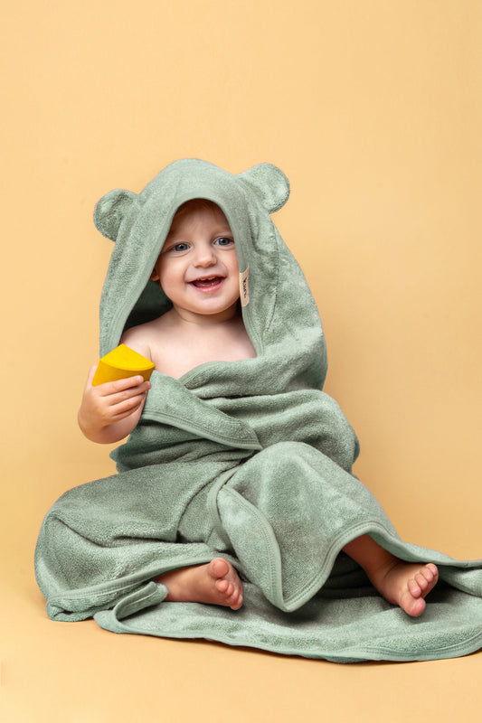 Kiin Hooded Towel. Sage