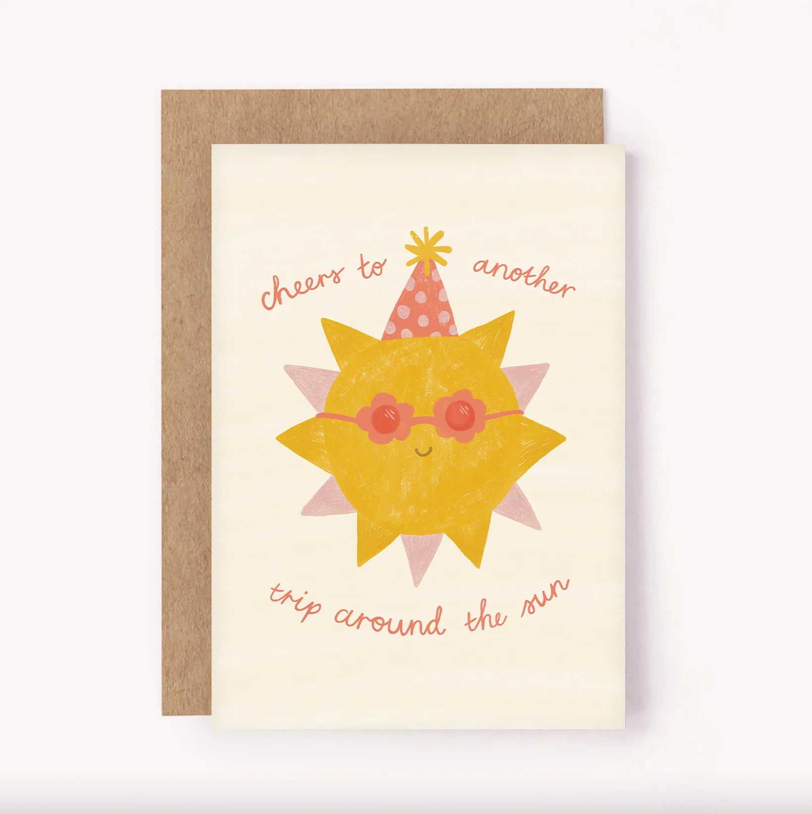 Lauren Sisson Studio - Cheers to another trip around the sun. Birthday Card