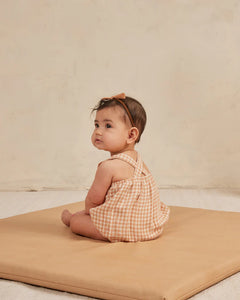 Quincy Mae Romper Penny Melon Gingham