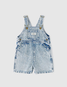 Goldie + Ace Burton Vintage Washed Denim Overalls Light Denim