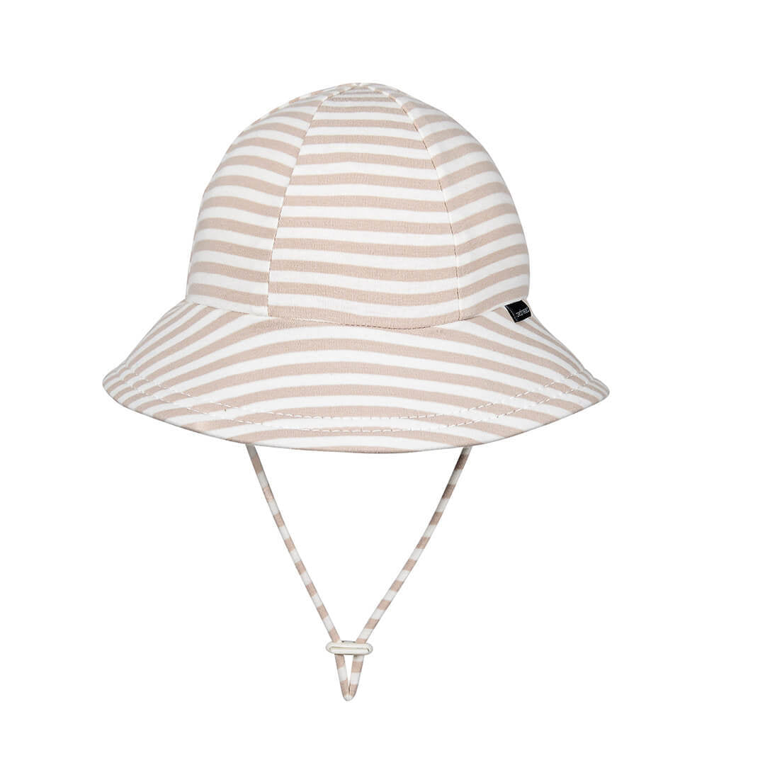 Bedhead hats Toddler Bucket Hat Natural Stripe - UPF50+ Stretch Comfort Anti-flop Brim