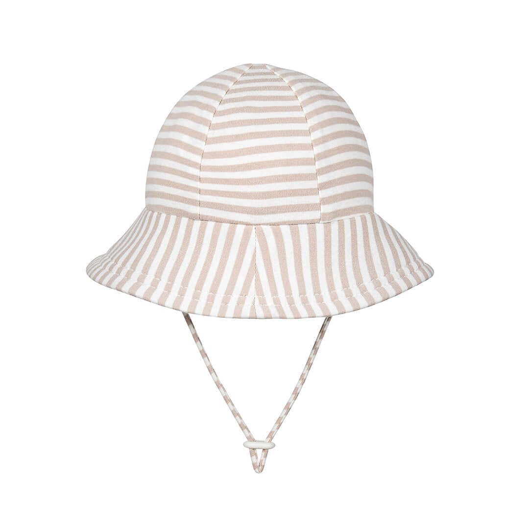 Bedhead hats Toddler Bucket Hat Natural Stripe - UPF50+ Stretch Comfort Anti-flop Brim