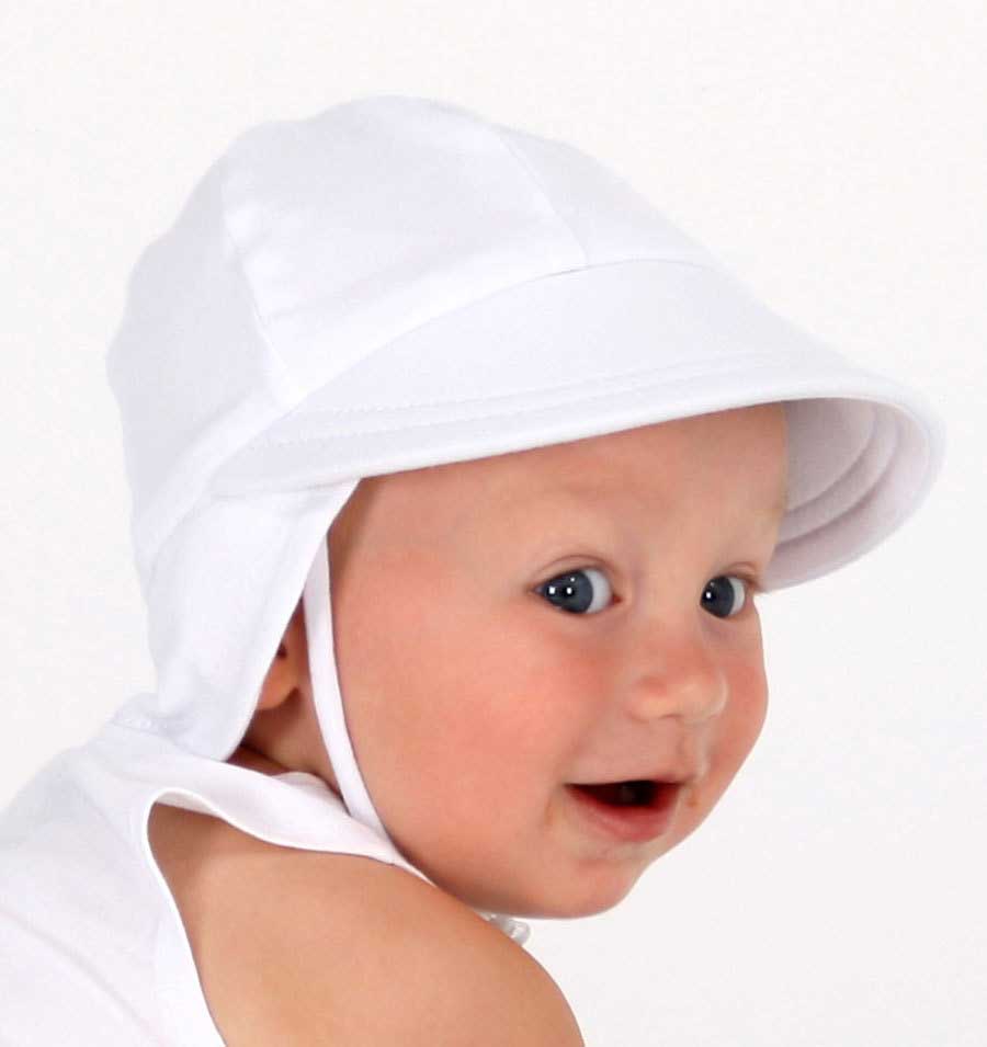 Legionnaire Hat with Strap - White  Sun-safety, comfort and style at it best!