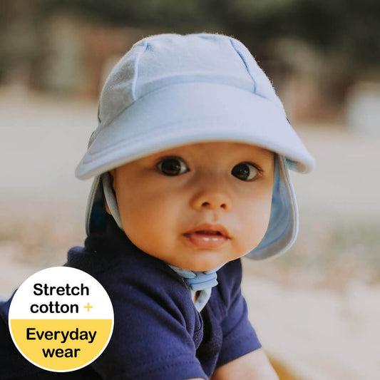 Legionnaire Hat with Strap - Baby Blue  Sun-safety, comfort and style at it best!