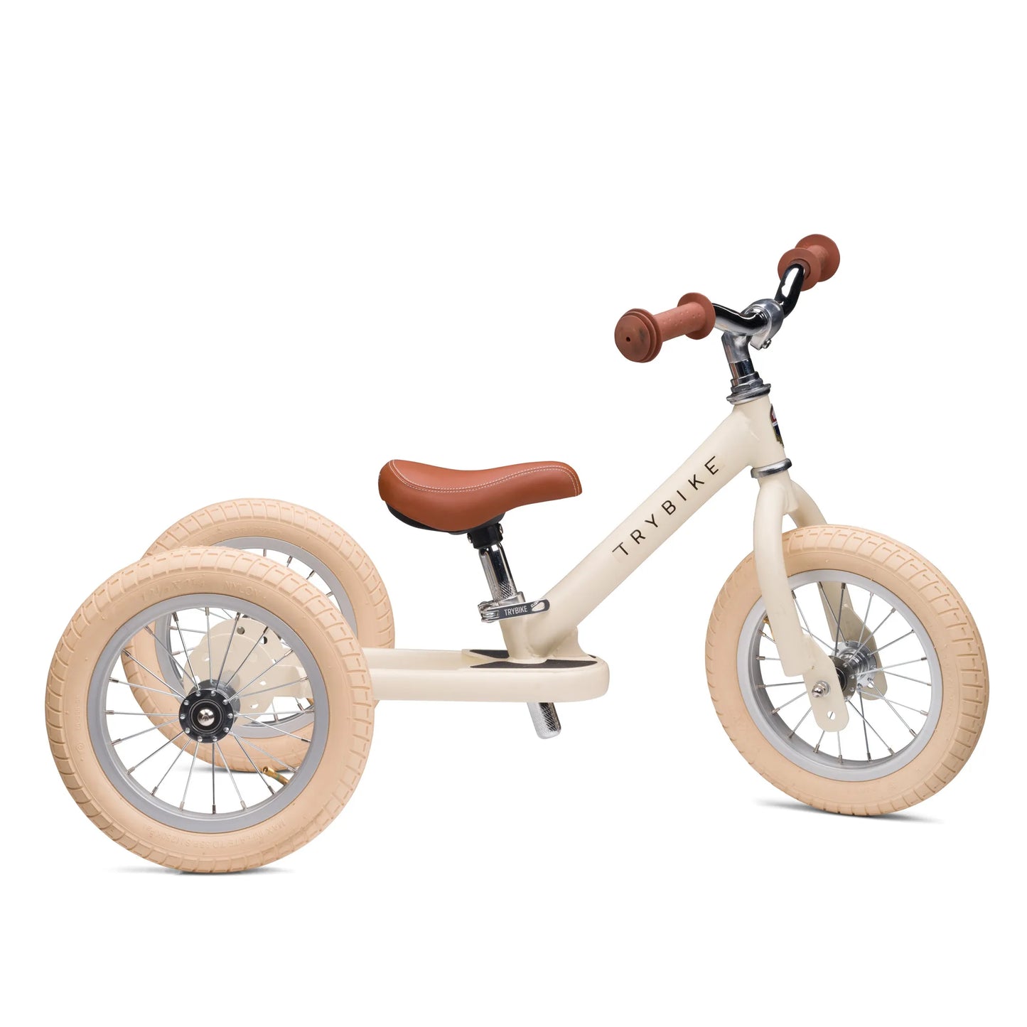 Trybike 2-in-1 tricycle balance bike - 2024 NEW COLOUR - Cream