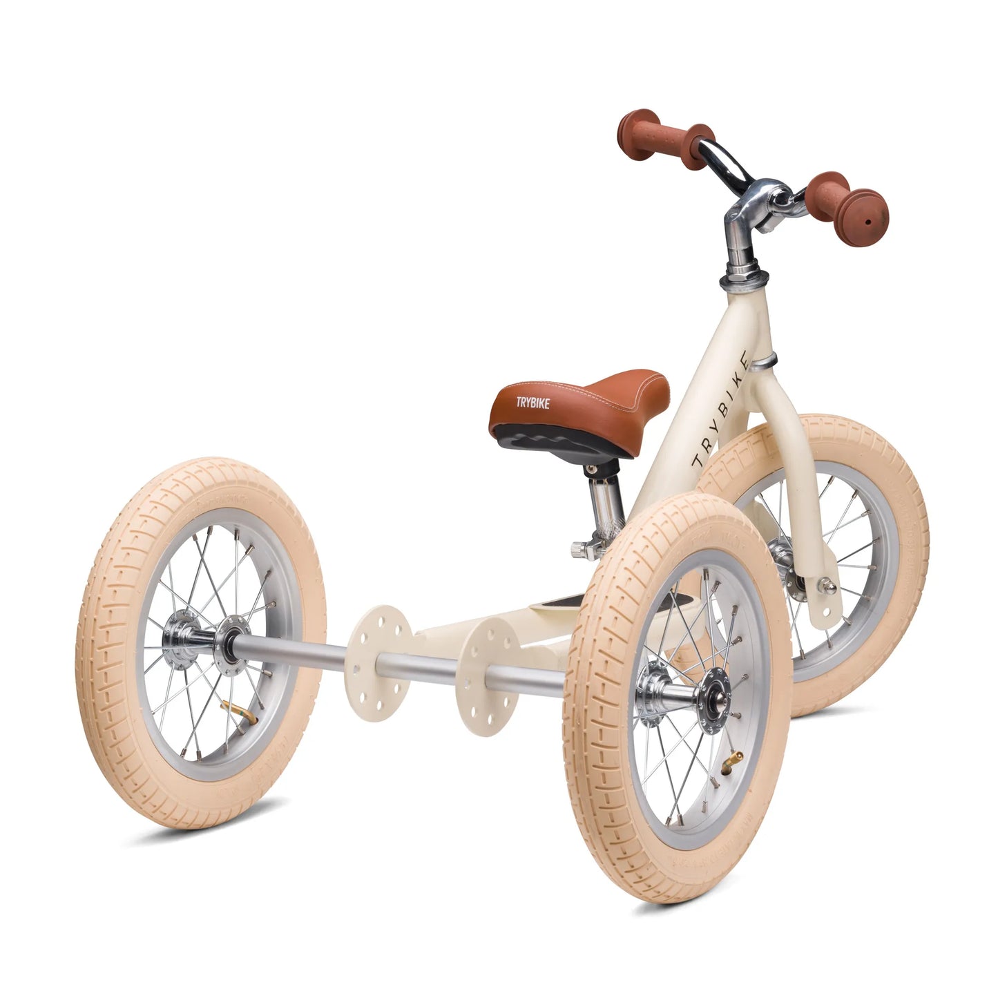 Trybike 2-in-1 tricycle balance bike - 2024 NEW COLOUR - Cream