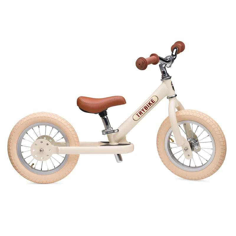 Trybike 2-in-1 tricycle balance bike - 2024 NEW COLOUR - Cream