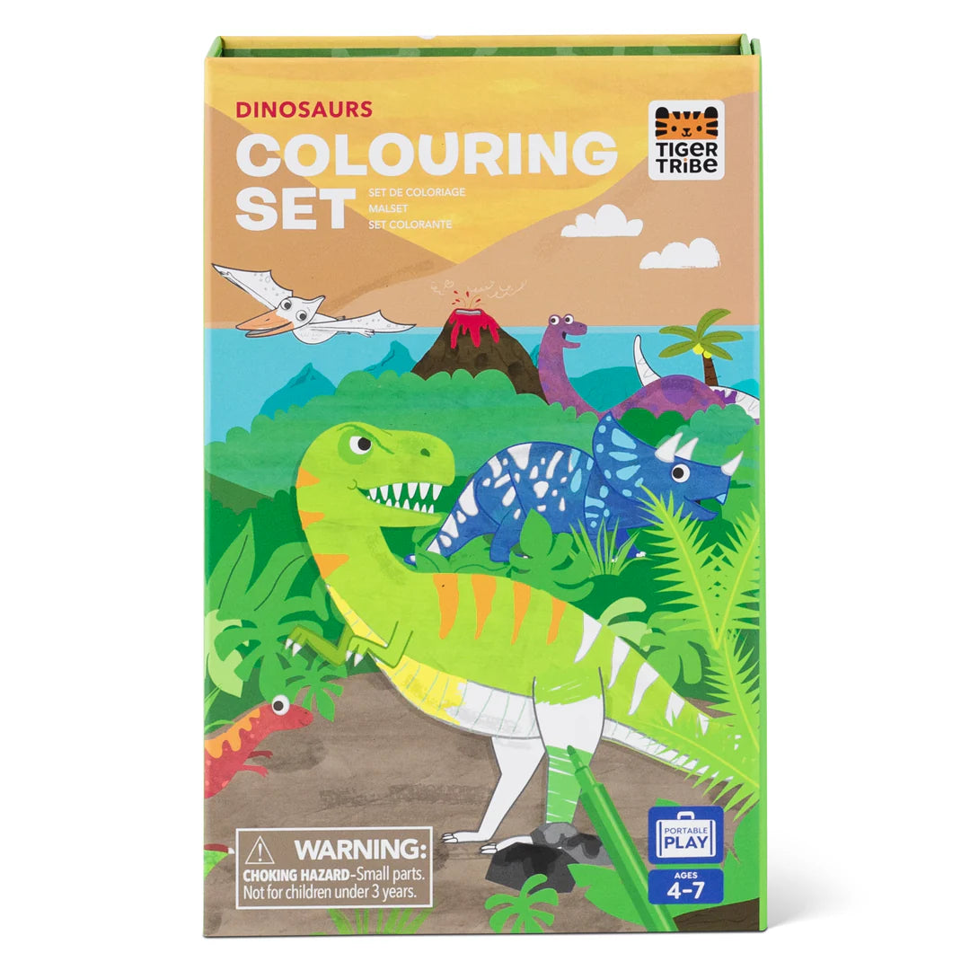 Tiger Tribe - Colouring Set Dinosaurs