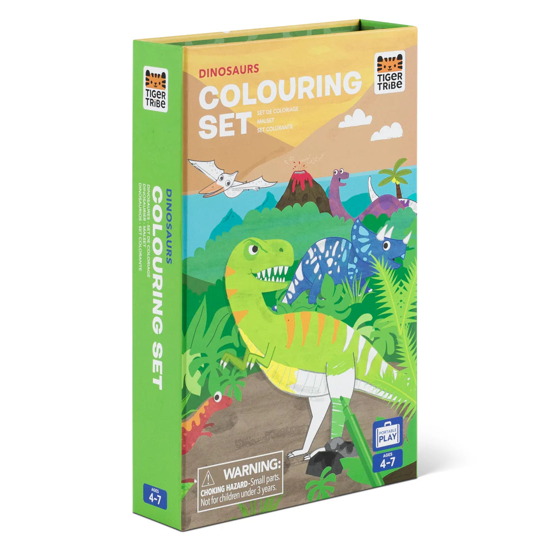 Tiger Tribe - Colouring Set Dinosaurs