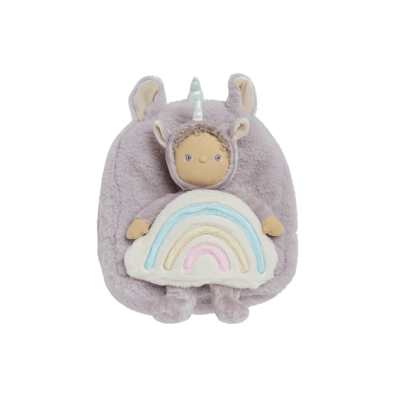 Olli Ella Hopalong Unicorn Backpack Lilac